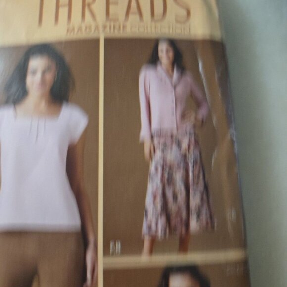 Simplicity Threads 4368 Skirt Pants Top Jacket P5  12-20 UNCUT FF Sewing Pattern - Picture 2 of 8